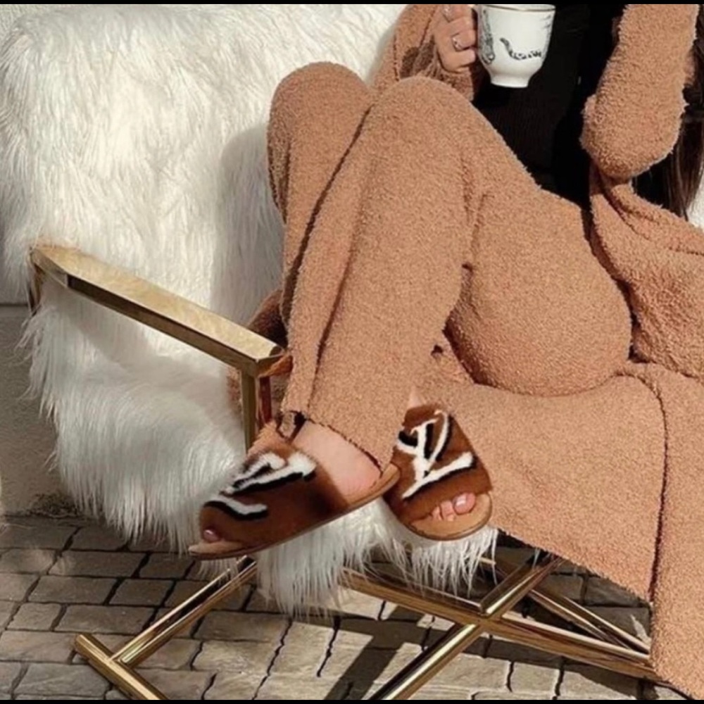 🆕 Morrisday The Label Kimmy Super Soft Tan Lounge Pants - Size Small